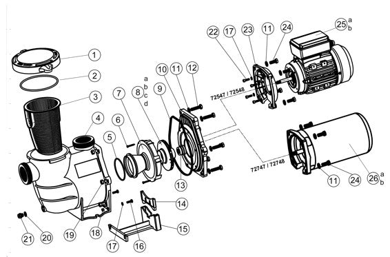 Reliant Pump Housing for P2110 / P2115 / P5730 / BC2747 / BC2748 Series