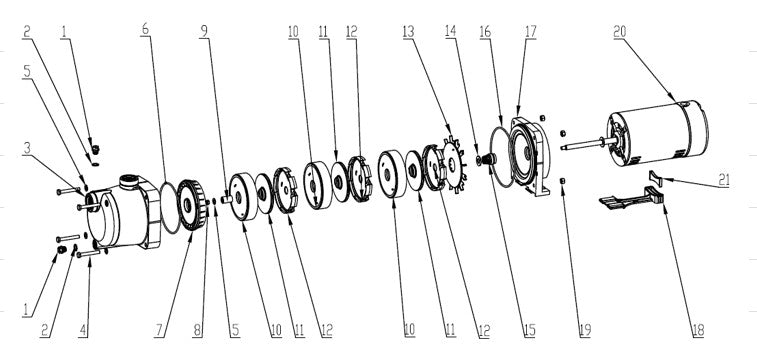 Reliant Booster Pump Impeller for P3010 Series