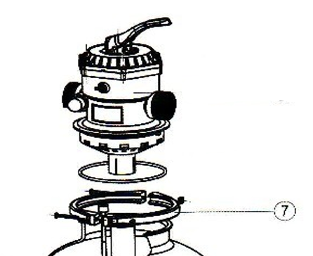 Reliant Sand Filter Tank/Flange Clamp for S116T / S119T / S124T series