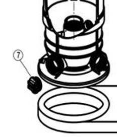 Reliant Cartridge Filter Drain Plug for C1025 Skid Pack Combo