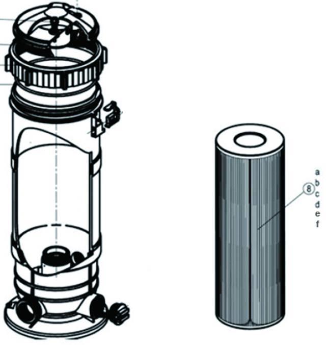 Reliant Cartridge Element for Cartridge Filter C1050 (50sqft)