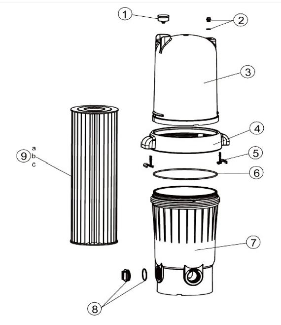Reliant Filter Drain Plug w/Gasket C2200