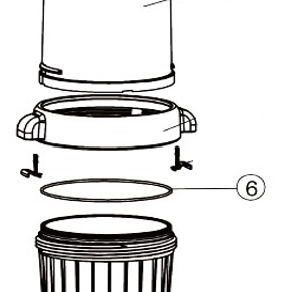 Reliant Cartridge Filter Tank O-Ring for C2120 / C2150 / C2200 / BC3103000 / BC3103001 / BC3103002