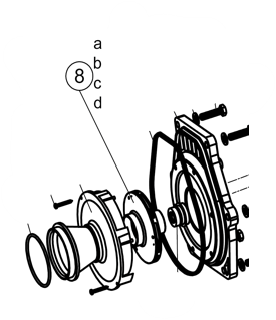 Reliant Pump Impeller for P2110 Series