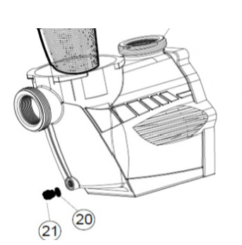 Reliant Drain Plug w/O-Ring for P2410 / P2415