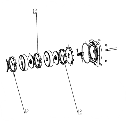 Reliant Booster Pump Impeller (set of 3)