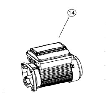 Reliant Replacement motor P5015