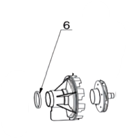 Reliant Pump diffuser oring P5215