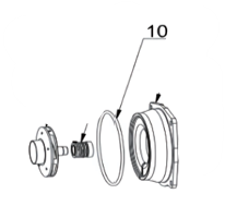 Reliant Pump Housing oring P5215