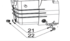 Reliant drain plug w/oring P5215 (set of 2)