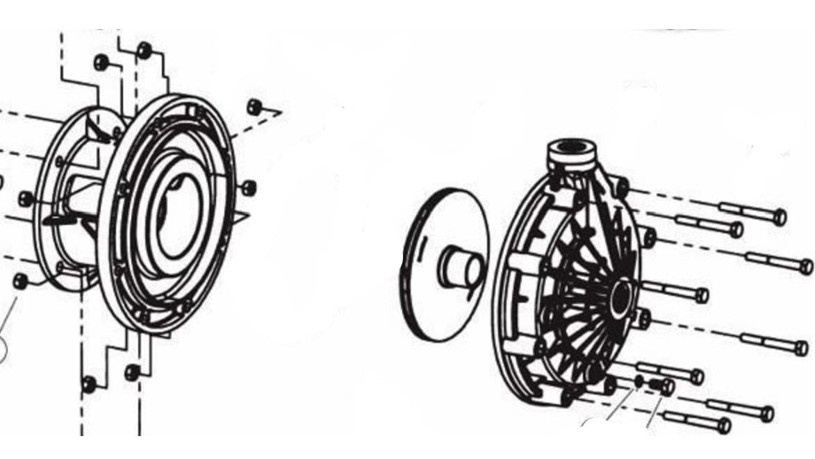 Letro pump housing REF.