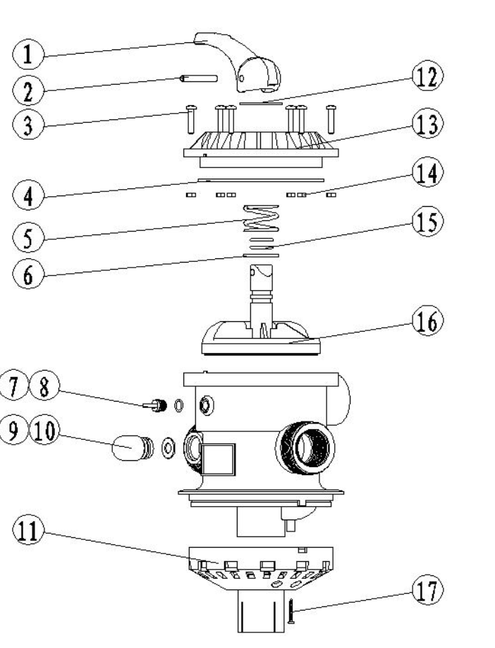 Reliant Multiport site glass W/gasket