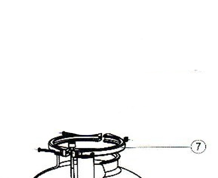 Reliant Sand Filter Tank/Flange Clamp for S116T / S119T / S124T series