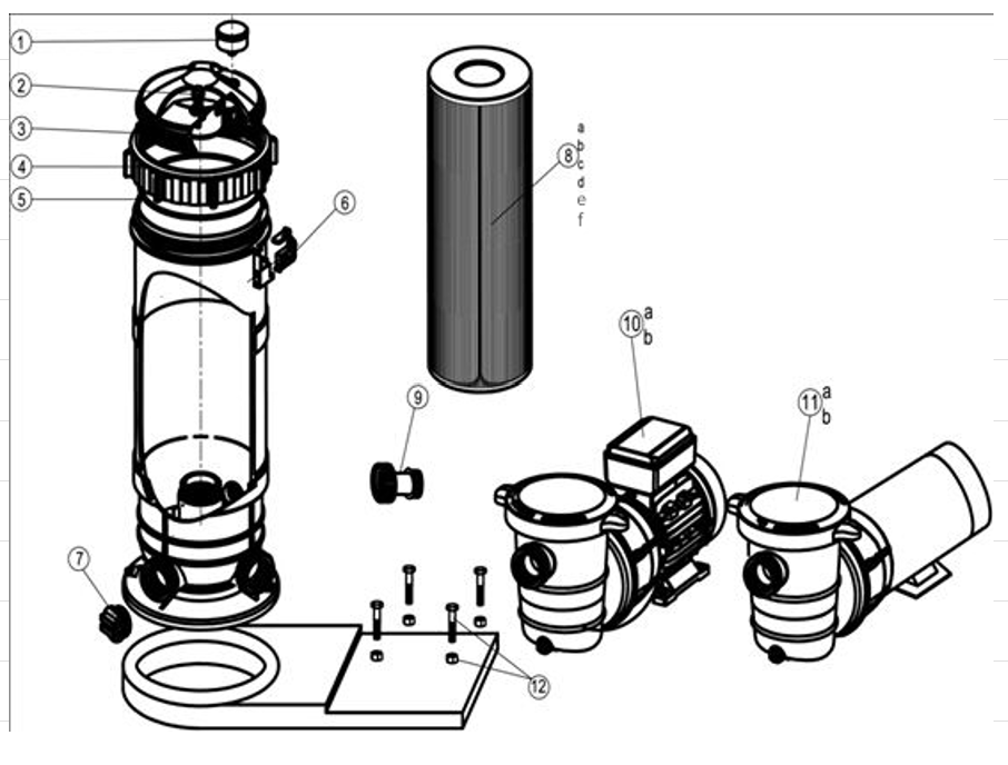 Reliant replacement pump 3/4hp F10251207/F10361207/F10501207 skid pack