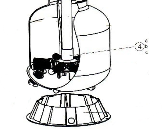 Reliant Sand Filter Central Distribution Pipe/Center Pipe for S116T