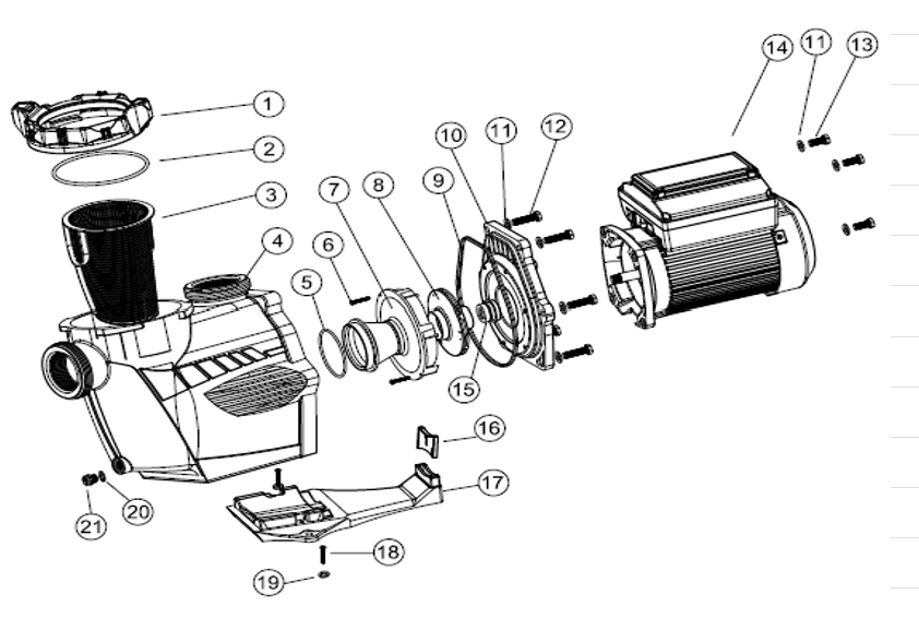 Reliant Pump Diffuser P5015