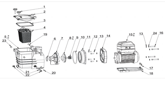 Reliant 1.5hp VSC Replacement motor P5215