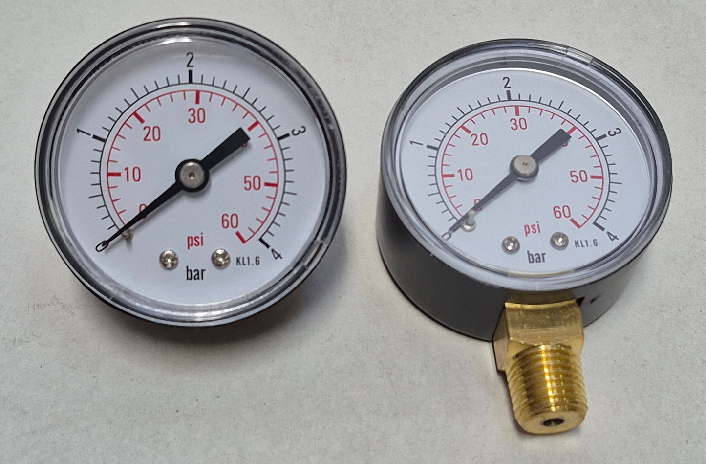 Reliant Filter Bottom Mount (Lollipop Style) Pressure Gauge