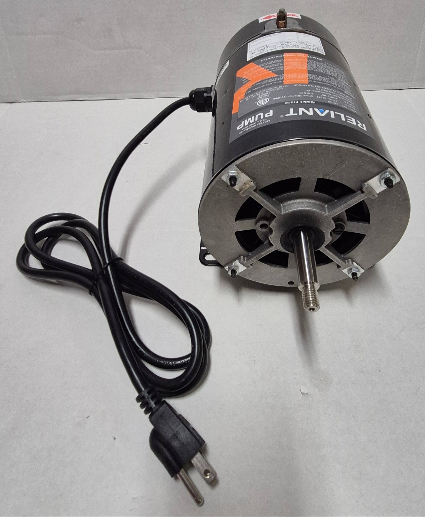 Reliant 1hp Single Speed Pump Motor for P1410 / P1410(DC) / BC2729