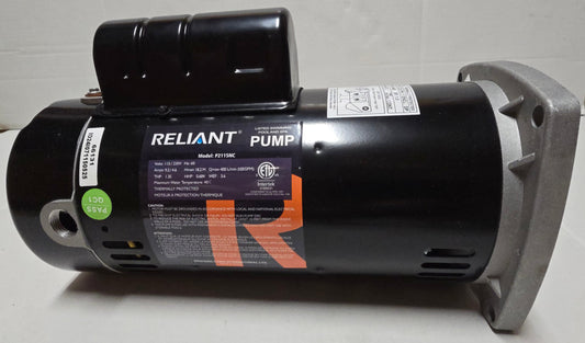 Reliant 1.5hp Single Speed Pump Motor for P2115 / BC2748 Series