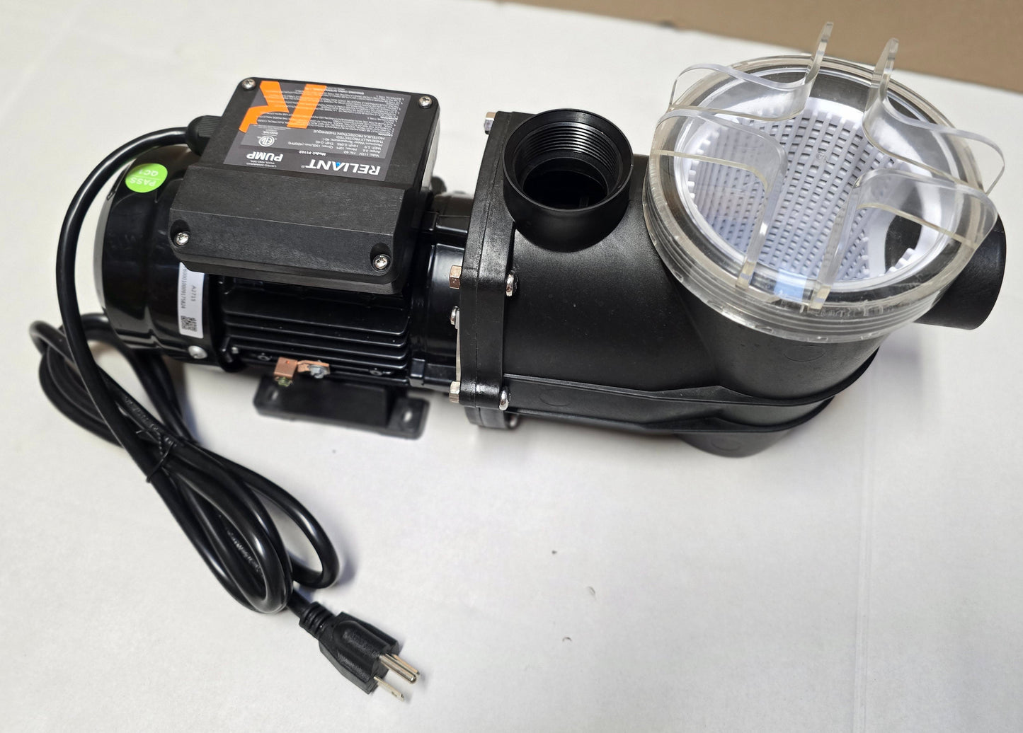 Reliant 0.35hp Above Ground Pool Pump P1103 Series for Skid Pack Combo F116T1103