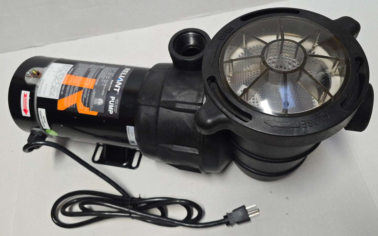 Reliant PF Pro 1hp Above Ground Pool Pump P1210 Series for Skid Pack Combo F119T1210