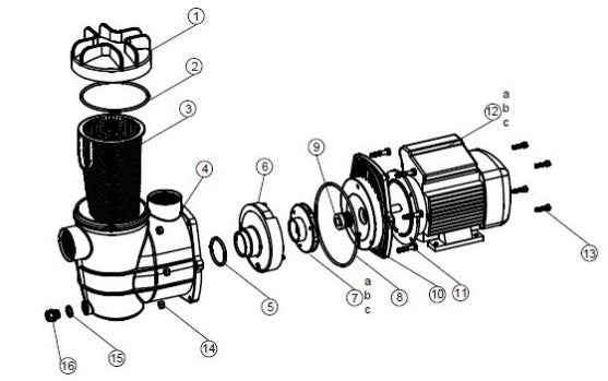Reliant Pump Housing Lid O-Ring for for P1102 / P1103 / P1105 Series