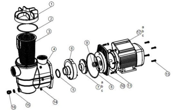 Reliant Pump Basket for Aboveground Pump P1102 / P1103 / P1105 Series