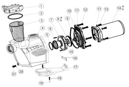 Reliant Pump/Motor Support Foot for P2410 / P2415 Series