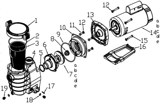Reliant Pump Impeller for P3115 / P5215 / P5215-2
